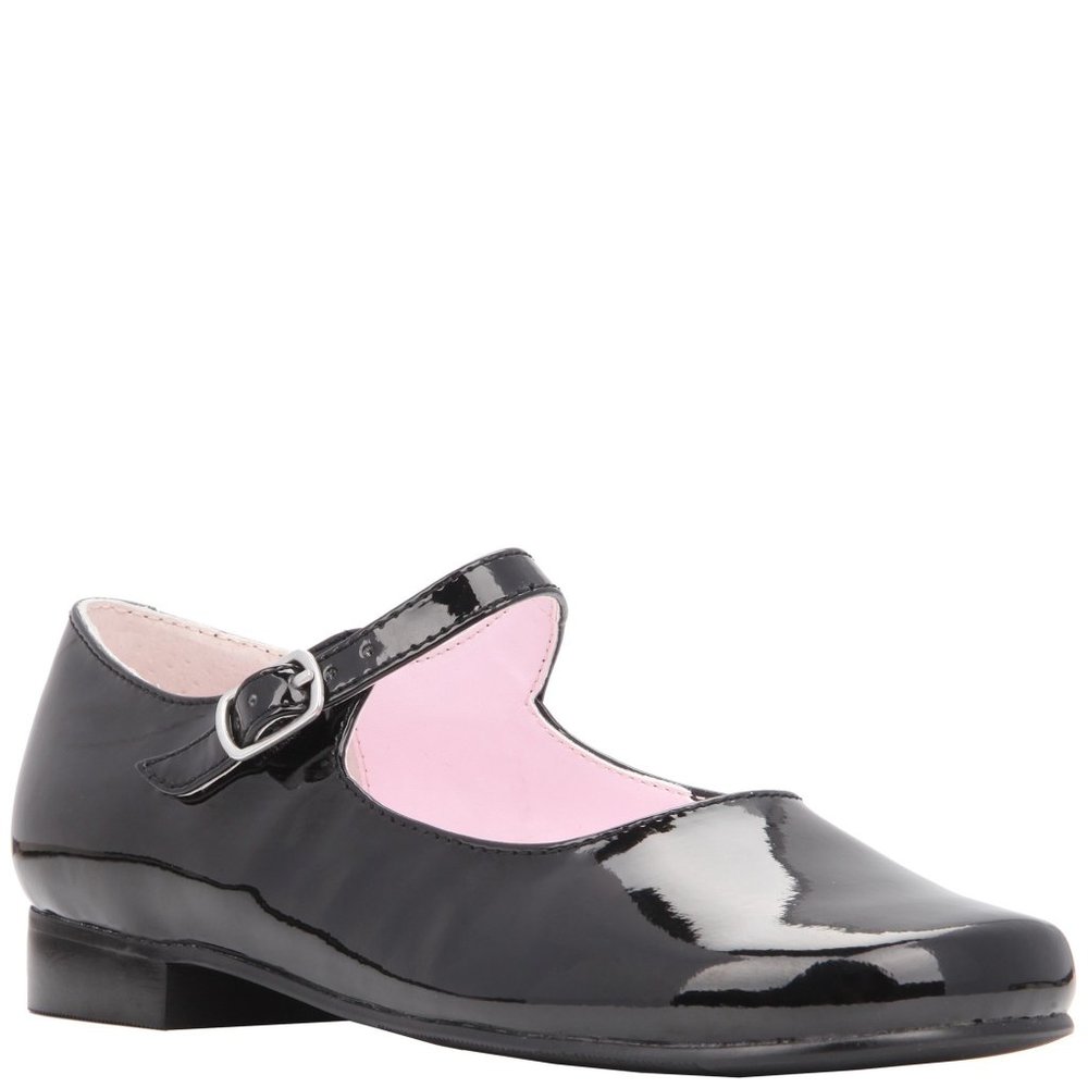Nina Bonnnett-Black Patent Baby Dress Shoe Size 5M - Picture 2 of 7